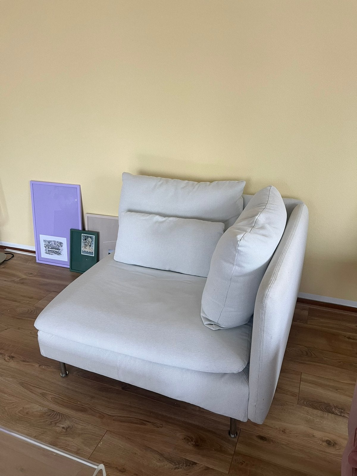 Ikea Soderham hoekelement, Ophalen, Tweepersoons, 75 tot 100 cm, Zo goed als nieuw