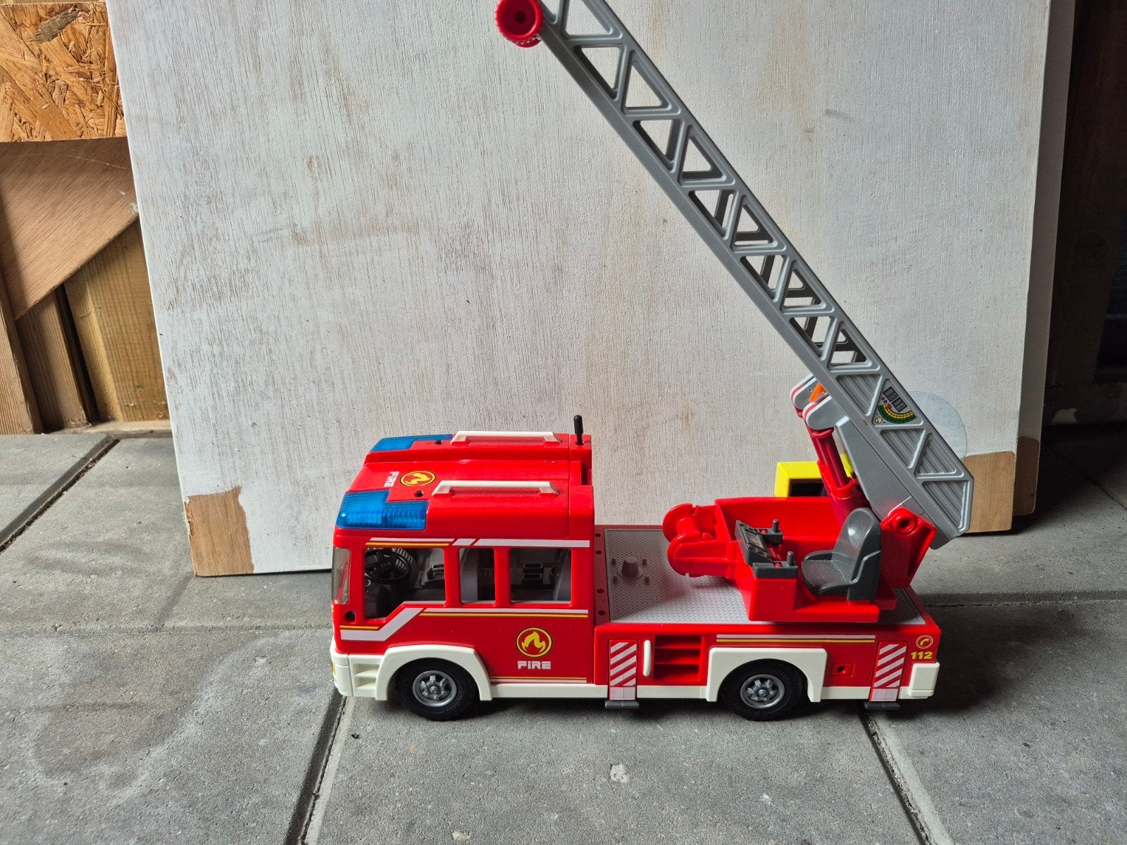 Playmobil brandweer, Ophalen