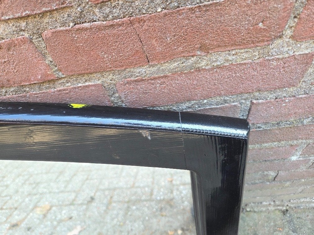 spiegel met boog eikenhout zwart, Huis en Inrichting, Woonaccessoires | Spiegels, Ophalen of Verzenden, 'T Olde Gre-j, Info@toldegrej.nl
