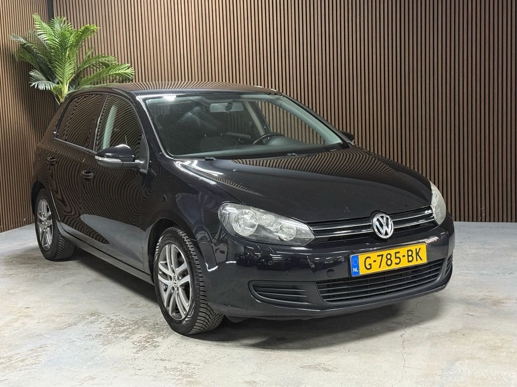 Volkswagen Golf 1.4 TSI Trendline (bj 2010), Euro 5, Gebruikt, 4 cilinders, Zwart