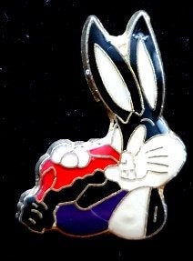 Bugs Bunny pin- klein, Verzamelen, Speldjes, Pins en Buttons, Verzenden, Nieuw, Figuurtje, Speldje of Pin