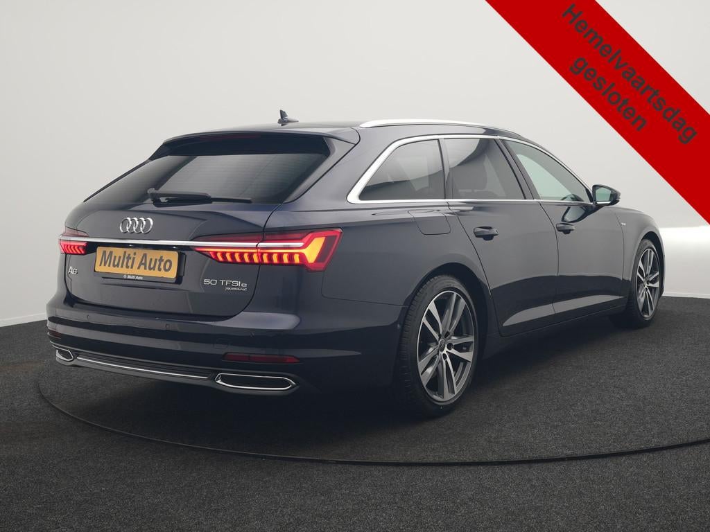 Audi A6 Avant 50 TFSI e Quattro S Line PHEV 300pk Dealer O.H, Automaat, 77 km/l, Gebruikt, 4 cilinders