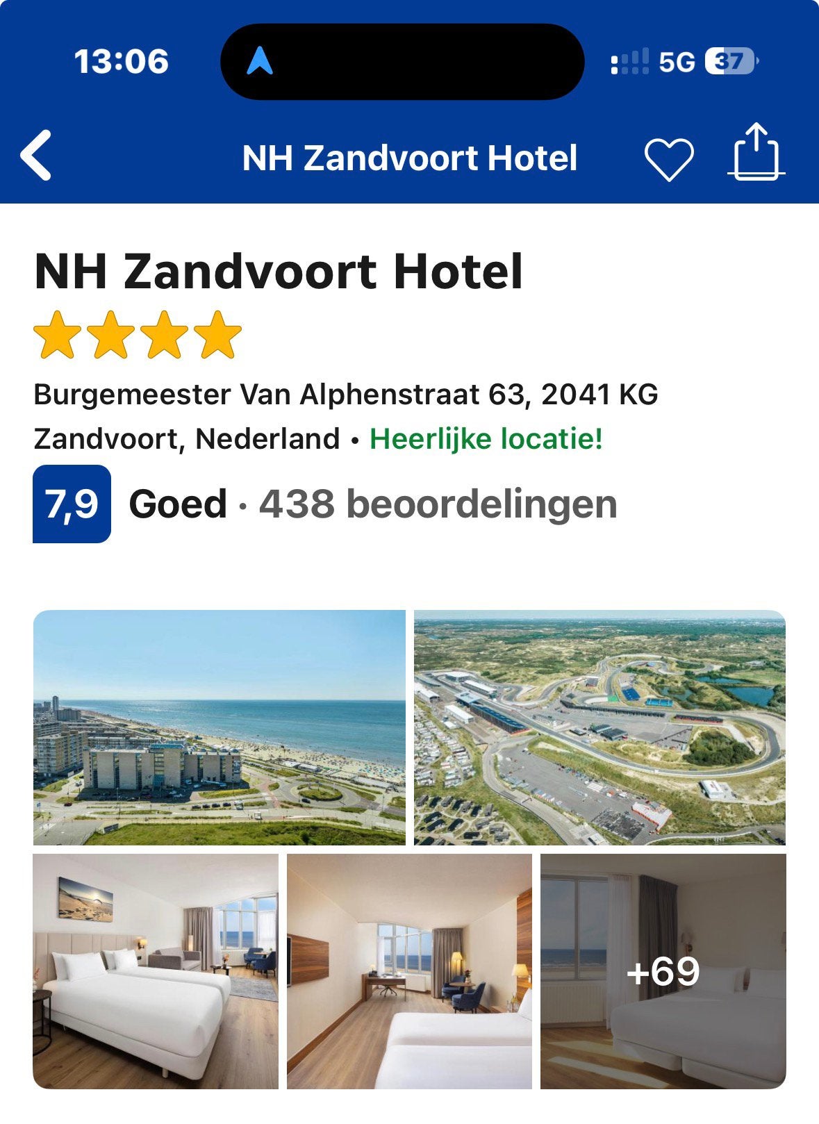 Nachtje Zandvoort 11/12 juli, Tickets en Kaartjes, Hotelbonnen, Twee personen, 1 overnachting