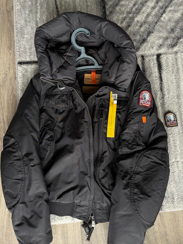 Parajumpers Masterpiece Slim Fit Jas Maat M - Zo goed als ni, Verzenden, Zo goed als nieuw, Maat 48/50 (M), Zwart