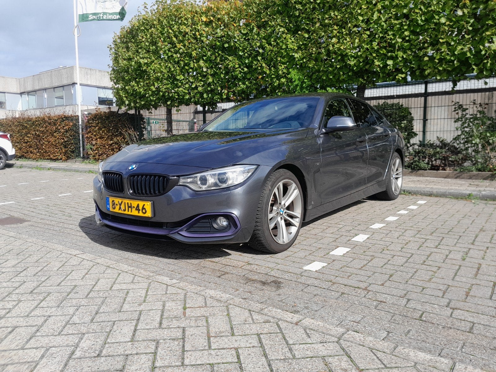 BMW 4.20i Gran Coupé Sport 2014 Grijs, Auto's, Zwart, Origineel Nederlands, Particulier, Zilver of Grijs