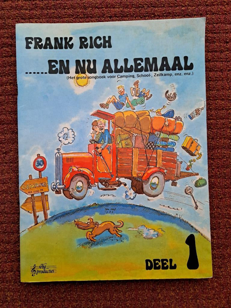 FRANK RICH - EN NU ALLEMAAL -gitaar, Overige soorten, Ophalen of Verzenden, Populair, Gitaar