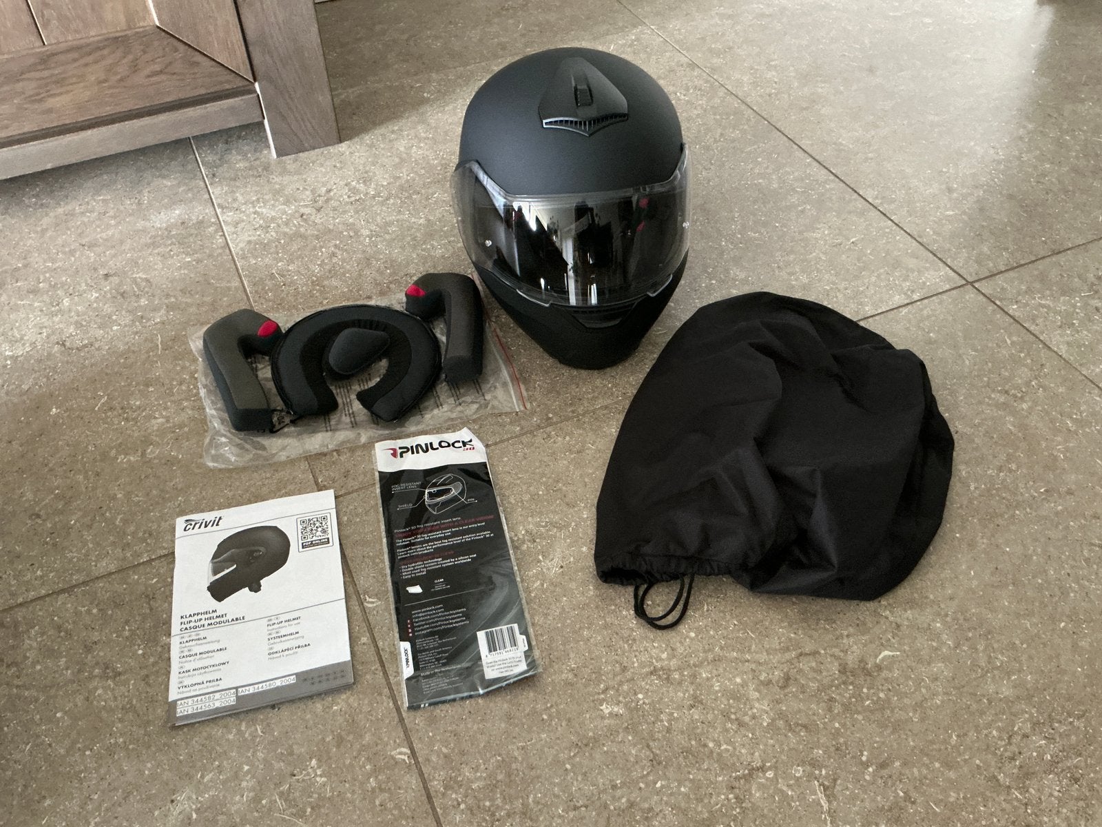 Crivit systeemhelm - maat L 59-60 cm - nieuw in doos (KWF), Motoren, Kleding | Motorhelmen, Ophalen of Verzenden, Nieuw zonder kaartje