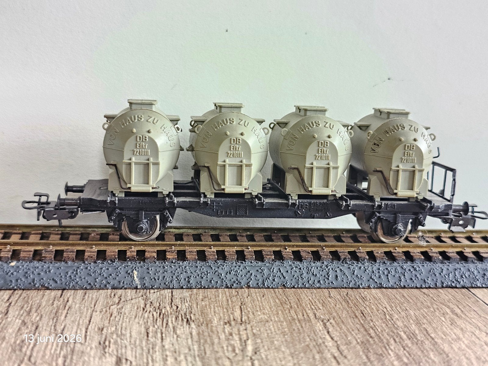 Fleischmann HO Von Haus zu Haus wagon met Märklin koppeling, Wisselstroom, Gebruikt, Fleischmann, Wagon