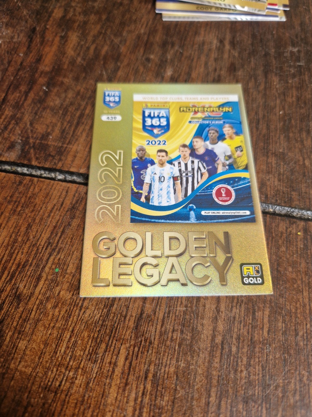 Panini FIFA 365 Adrenalyn XL 2022 Golden Legacy kaart, Ophalen of Verzenden, Zo goed als nieuw, Buitenlandse clubs, Spelerskaart