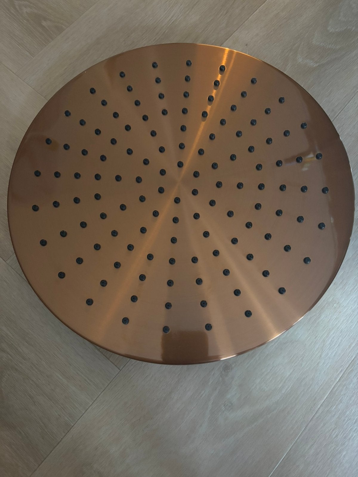 Brauer douche kop koper, Ophalen of Verzenden, Zo goed als nieuw, Wit