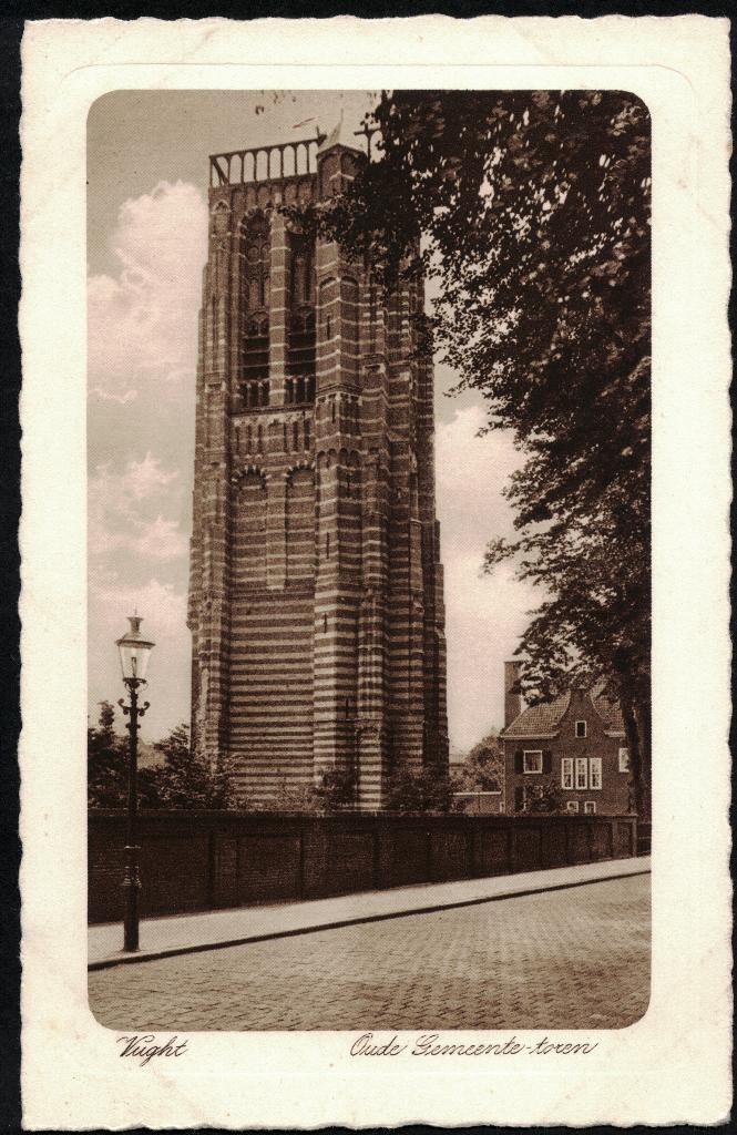 Vught, Oude Gemeente toren. 1940., Verzamelen, Ophalen of Verzenden, 1940 tot 1960, Ongelopen, Noord-Brabant