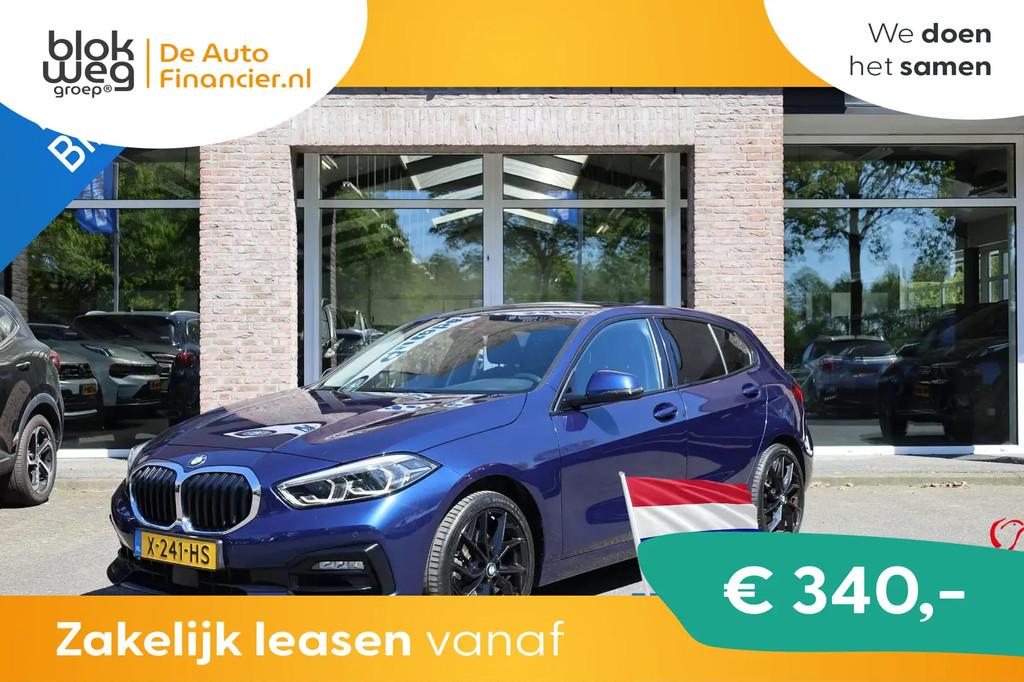 BMW 1 Serie 118i High Executive € 19.995,00, Stof, Gebruikt, 680 kg, Blauw
