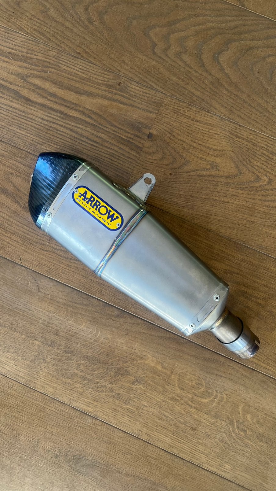 Titanium Arrow Trophy slip on demper (GSX-R 600/750), Motoren, Ophalen of Verzenden, Gebruikt