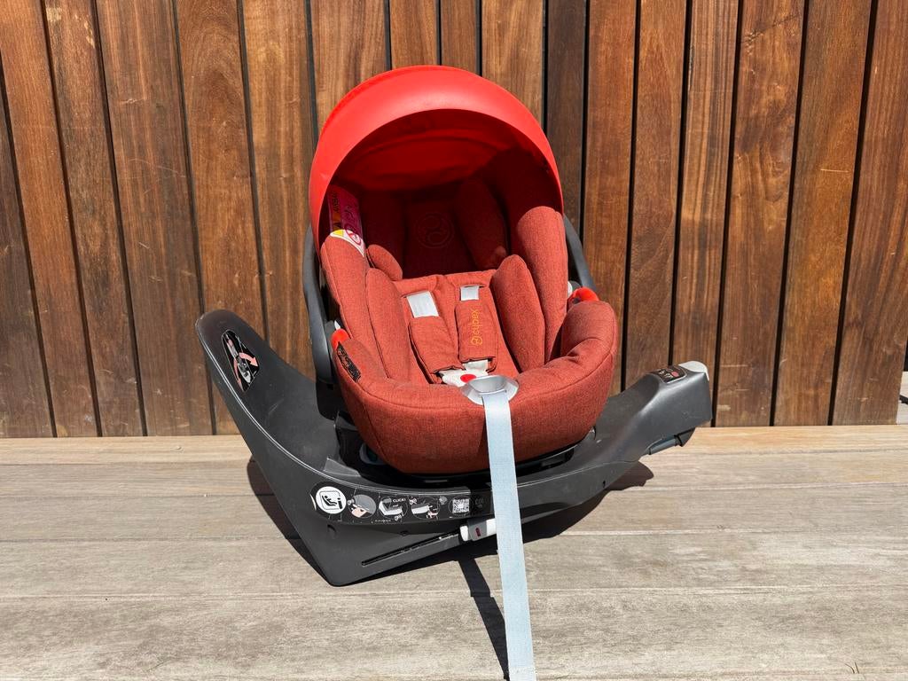 Cybex Cloud Z I-size plus Platinum: Autumn Gold - burnt red., Overige merken, Ophalen of Verzenden, Zo goed als nieuw, Isofix