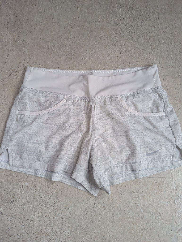 Nike sportshort maat S - Lichtgrijs met patroon, Verzenden, Nike, Maat 36 (S), Grijs