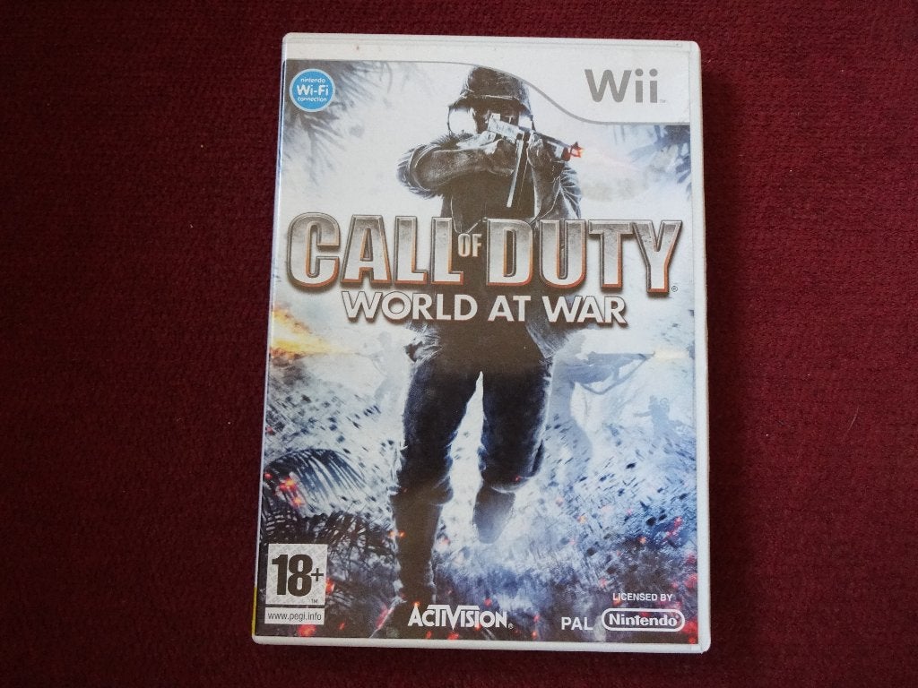Wii Call Of Duty World At War , Nintendo Wii Game, Gebruikt, Vanaf 18 jaar, Shooter, 2 spelers