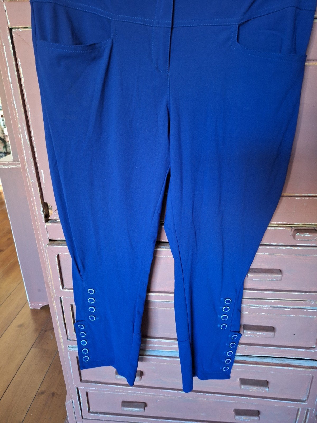 Broek donkerblauw maat m l indies, Maat 38/40 (M), Blauw, Ophalen of Verzenden, Zo goed als nieuw