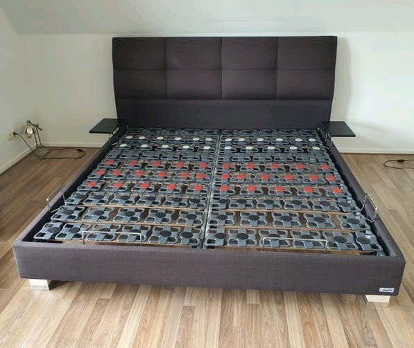 Bedombouw Tempur + bodems 180x200, Ophalen, Gebruikt, Tweepersoons, 180 cm