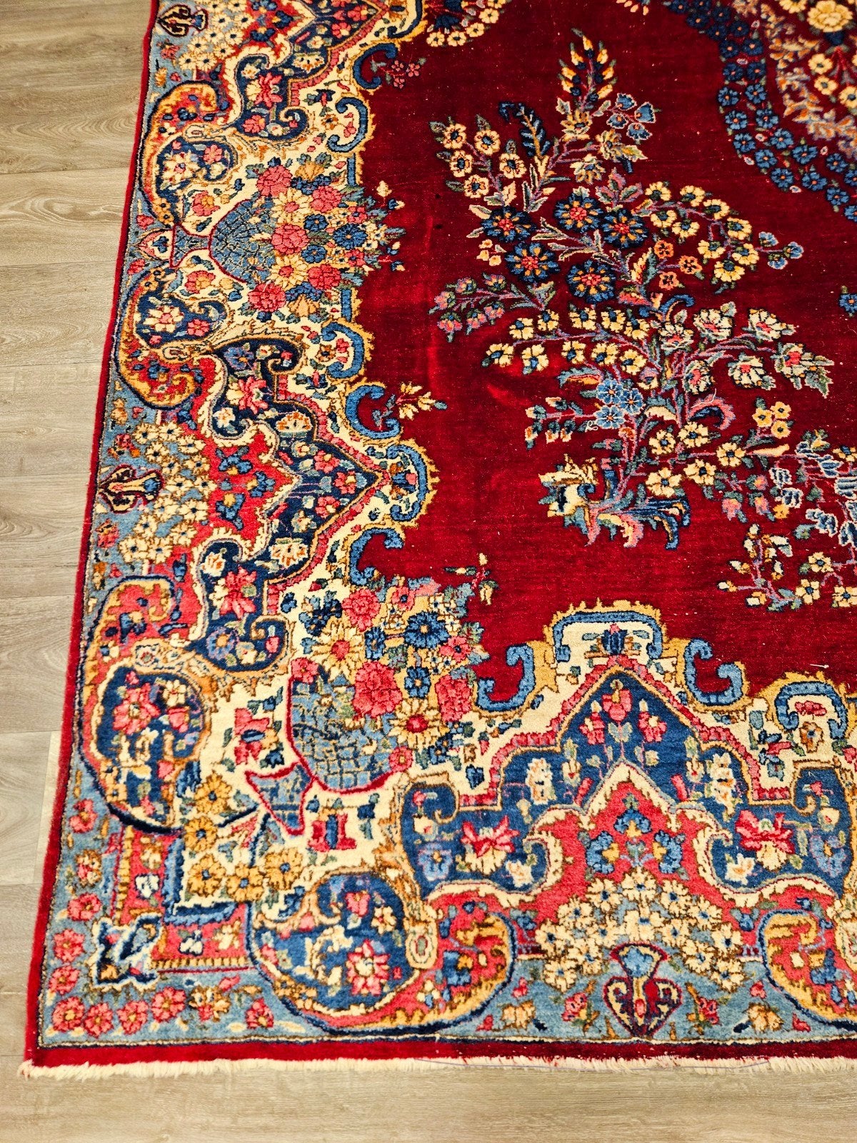 Perzisch Handgeknoopt Kirman Tapijt. weg = Weg!

Afmeting: 2, Perzisch, 200 cm of meer, Ophalen of Verzenden, Zo goed als nieuw