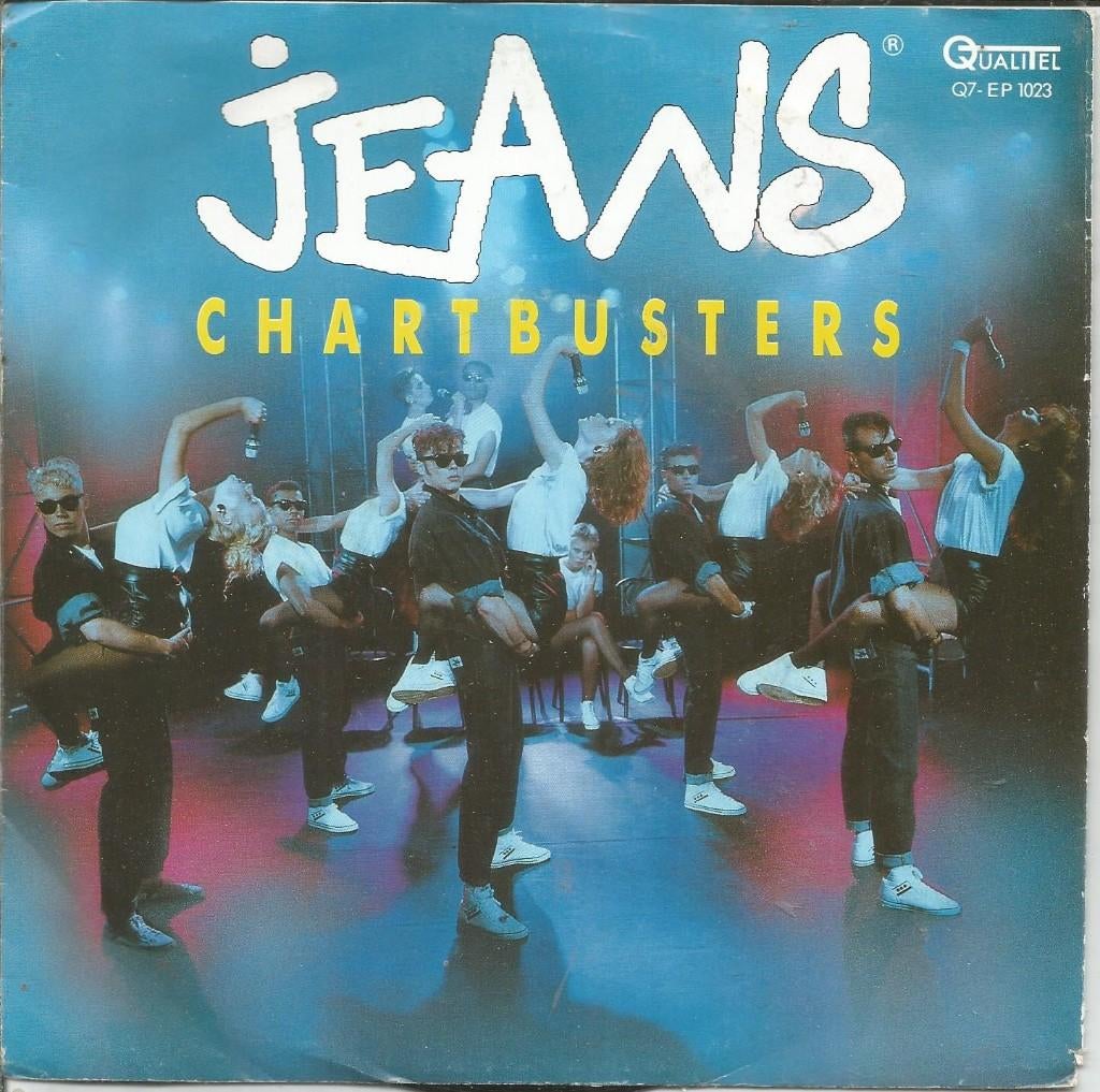 Verkocht Jeans – Chartbusters (1988), Cd's en Dvd's, Vinyl Singles, Fotohoes, Ophalen of Verzenden, Zo goed als nieuw, Pop