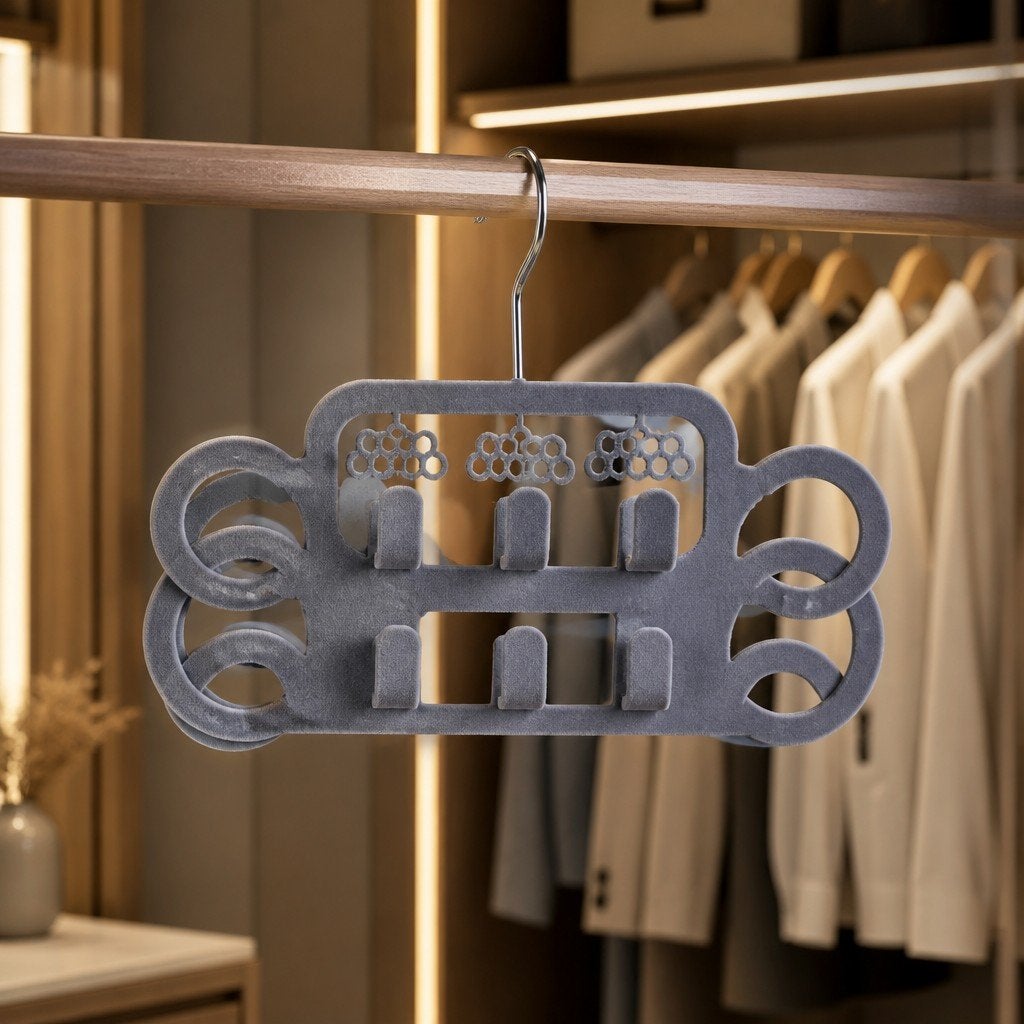 Nieuwe sieradenhanger voor in de kast - 2 stuks, Ophalen of Verzenden, Nieuw, Fluweel, Volwassenen