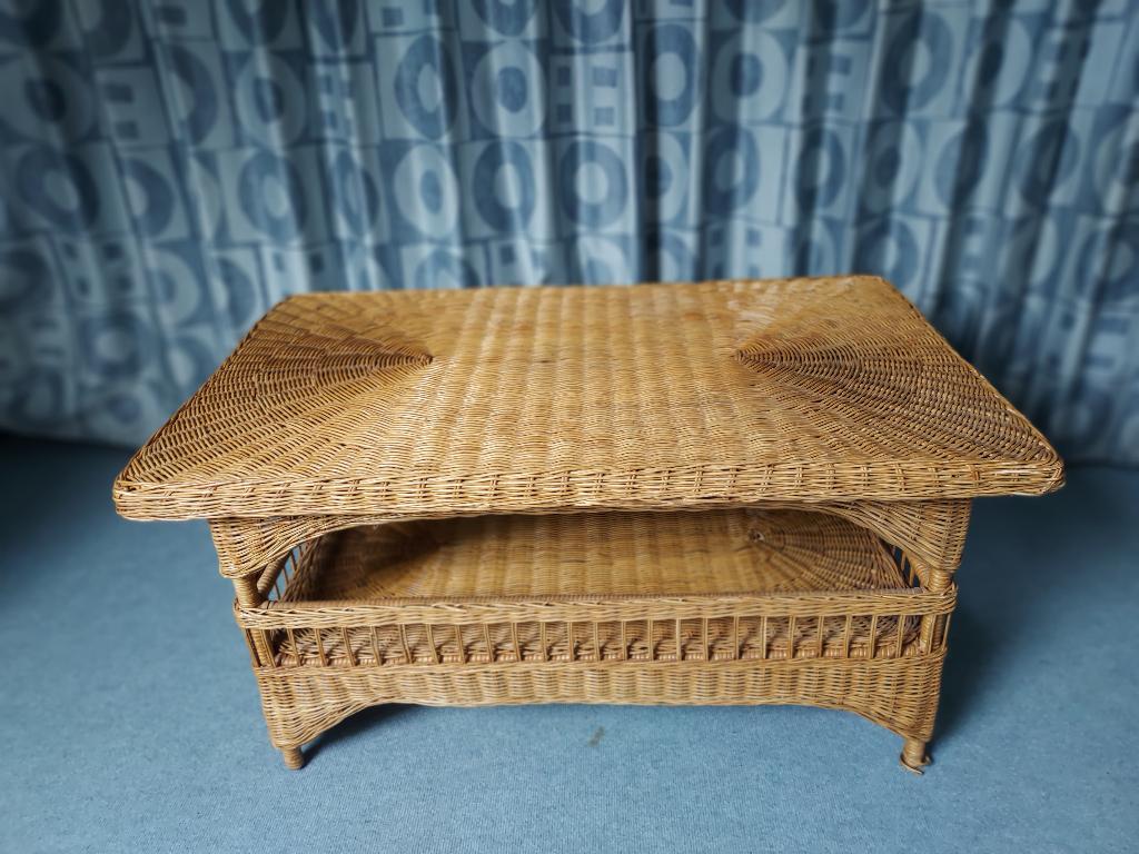 rotan salontafel, Ophalen, Gebruikt, 50 tot 100 cm, 50 tot 100 cm