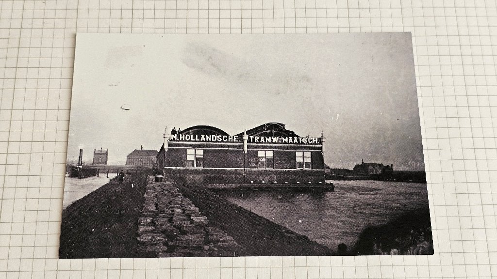 Foto TRAM TNHT Amsterdam Station Noord pre NZH, Verzenden, Gebruikt, Tram, Overige typen