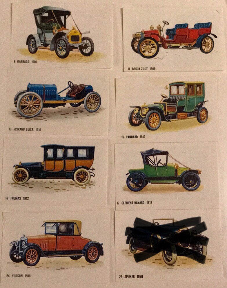 Oldtimer plaatjes voor plaatjes plakboek van Bolletje, Ophalen of Verzenden, Zo goed als nieuw