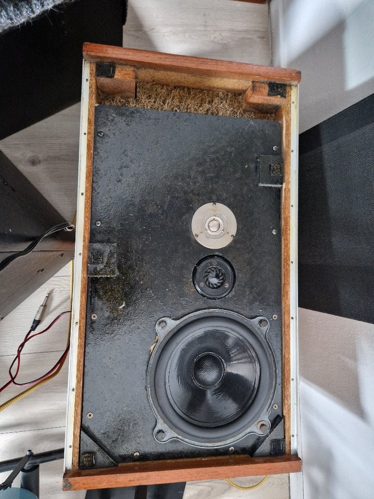 te koop vintage luidsprekers boxen hifi  B&W DM2a + dm4, Audio, Tv en Foto, Luidsprekers, Gebruikt, Speakerset, Minder dan 60 watt