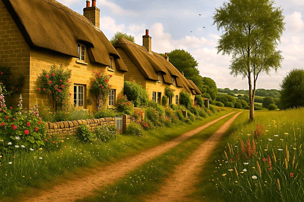 Borduurpatroon: In de Cotswolds, Zwolle, Patroon, Verzenden, Eindeloos Borduren