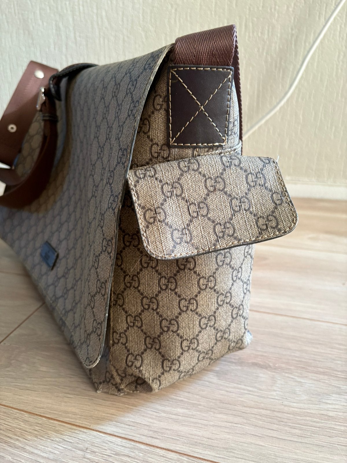 Gucci luiertas, Ophalen of Verzenden, Zo goed als nieuw, Zwart
