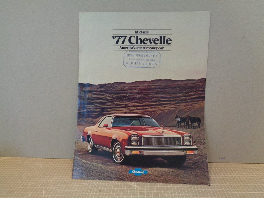 chevrolet chevelle folder, Ophalen of Verzenden, Zo goed als nieuw, Chevrolet