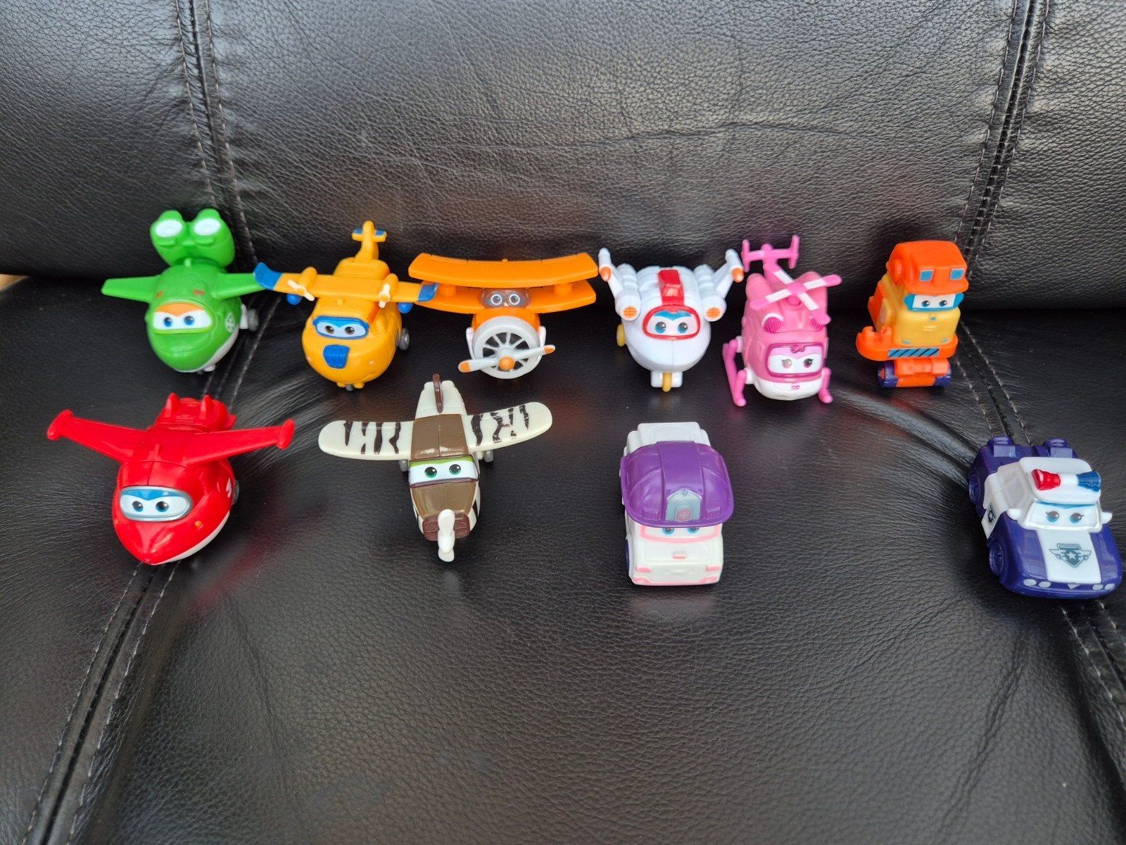 Super Wings kleine transformers vouwpoppetjes, Kinderen en Baby's, Ophalen, Gebruikt