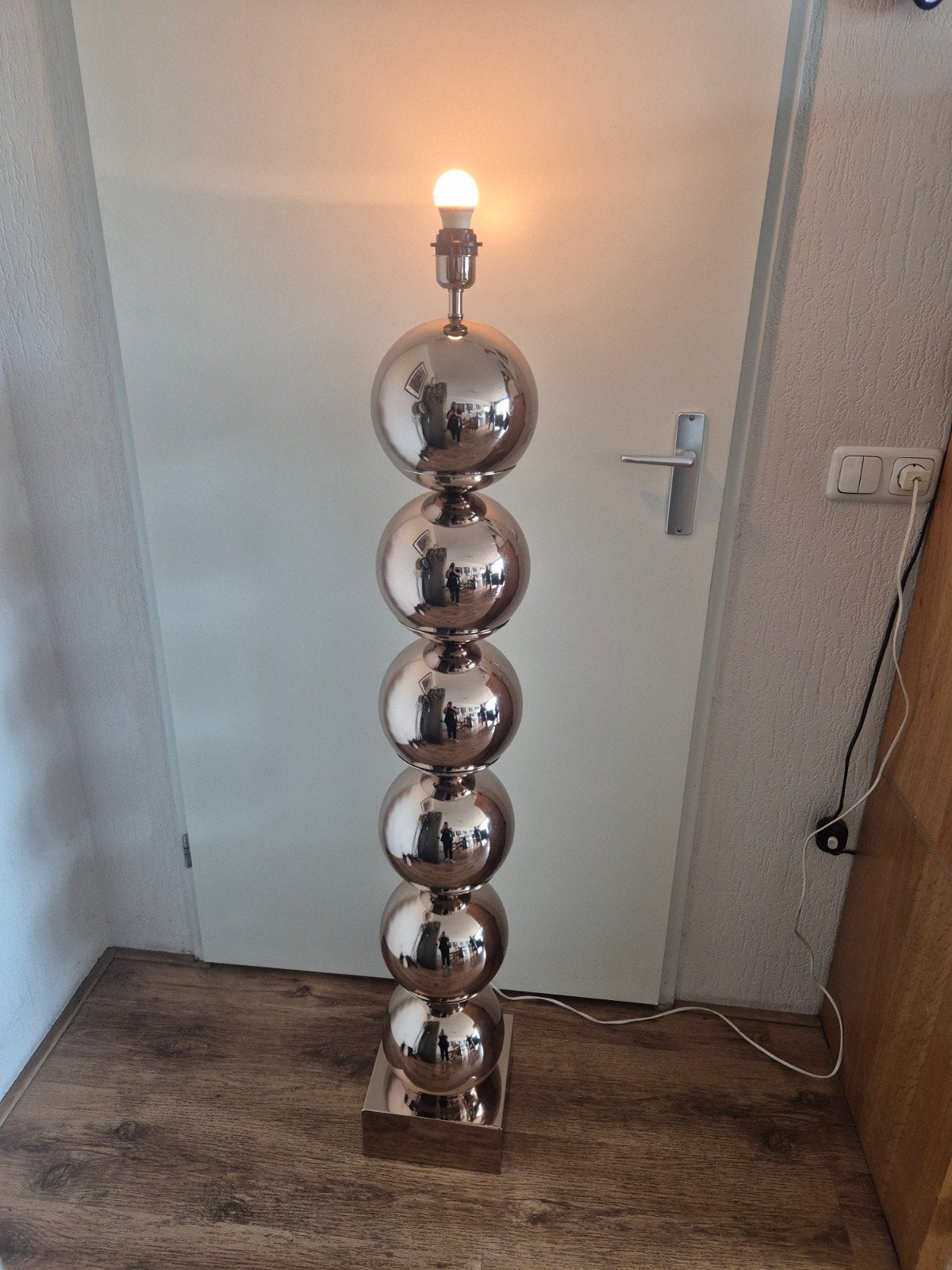 Bollamp, Huis en Inrichting, Lampen | Vloerlampen, Ophalen, Zo goed als nieuw, Metaal, 150 tot 200 cm