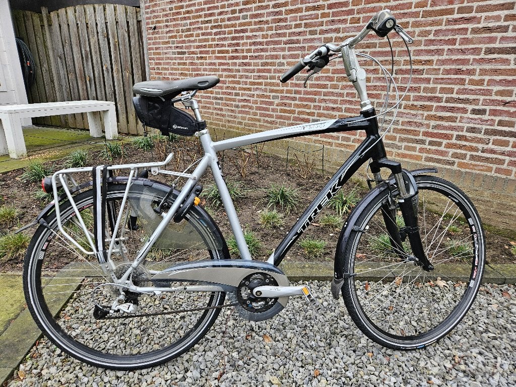 Herenfiets Trek Navigator T500, Gebruikt, Velgrem, Versnellingen, 57 tot 61 cm