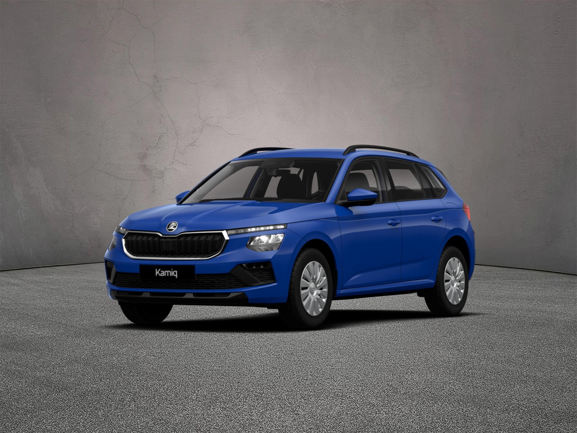 Skoda Kamiq 1.0 TSI Essence €399,- private lease, Auto's, Voorwielaandrijving, Stof, Euro 6, Blauw