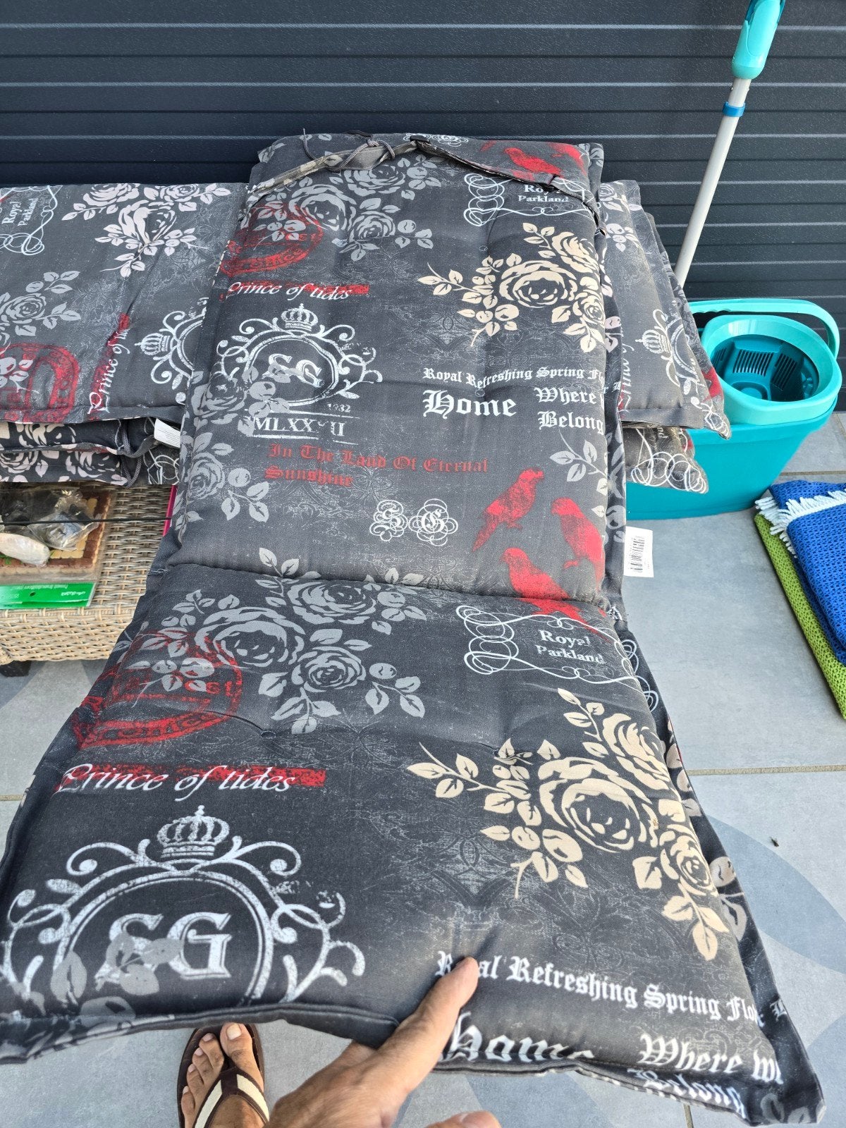 Diverse tuinkussens en zitkussens, Tuin en Terras, Tuinmeubel-accessoires, Ophalen, Gebruikt