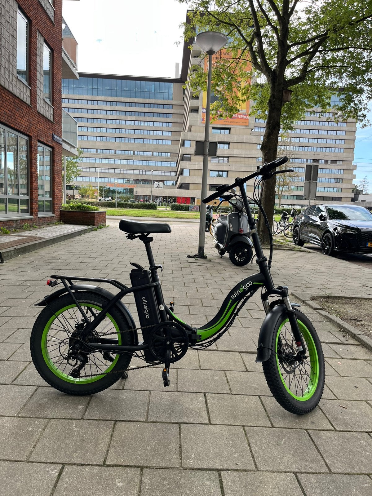 Elektrische fatbike, Fietsen en Brommers, 20 inch of meer, Zo goed als nieuw, Totaal opvouwbaar, Ophalen