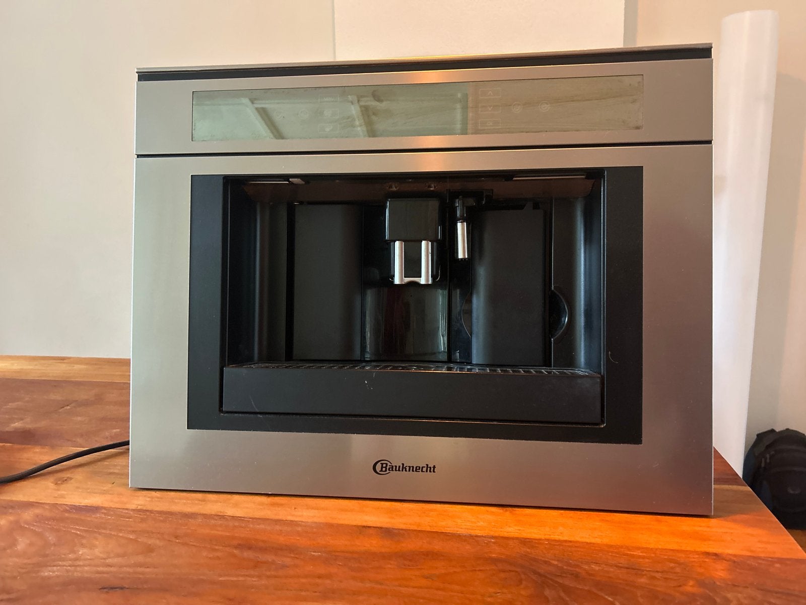 Bauknecht Inbouw Koffiemachine - Zo goed als nieuw, Ophalen, Afneembaar waterreservoir, 10 kopjes of meer, Koffiemachine