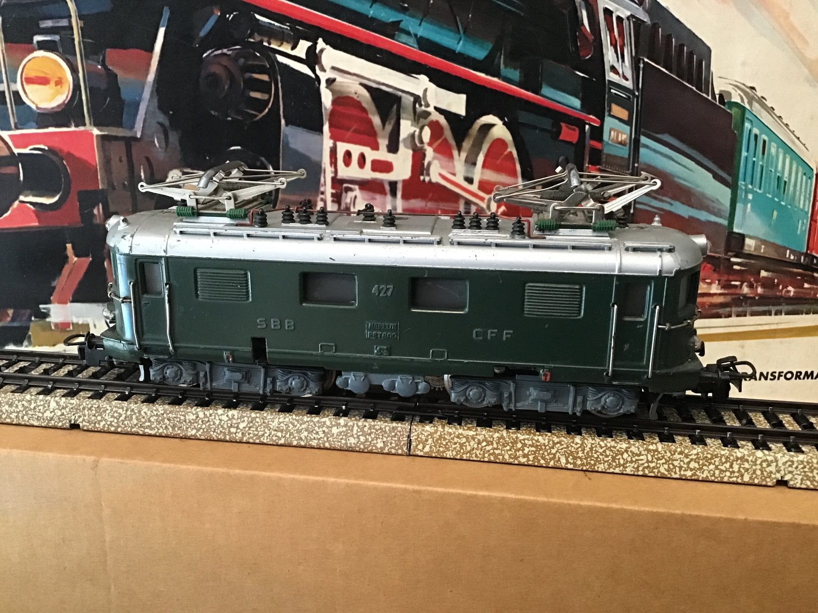 Marklin RET 800 SBB CFF.  Nette staat. Geen ovp, Wisselstroom, Gebruikt, Locomotief, Ophalen of Verzenden
