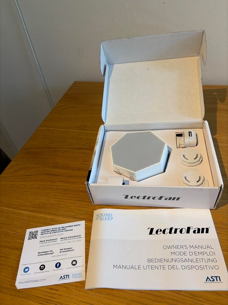 LectroFan Sound of Sleep Witte Ruis Machine, Ophalen of Verzenden, Zo goed als nieuw