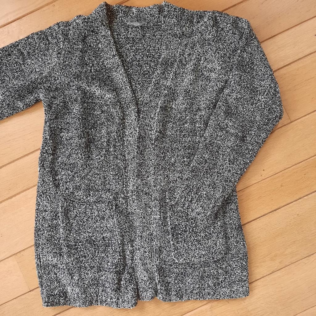 HEMA vest zwart wit melee maat M - nieuw -, Maat 38/40 (M), Wit, Nieuw, Ophalen of Verzenden