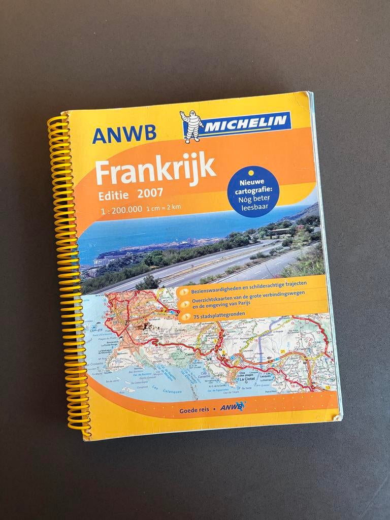 ANWB Michelin Frankrijk wegenkaart 2007, Gelezen, Ophalen of Verzenden, Landkaart, 2000 tot heden