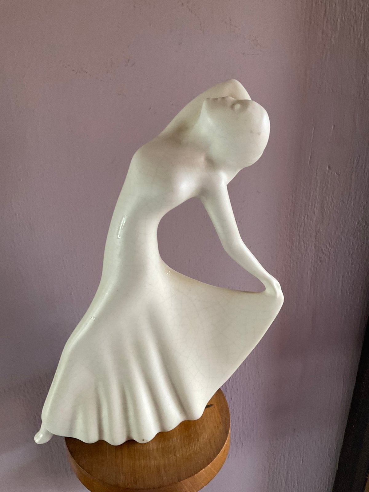 Plateel Art Deco Danseres, Antiek en Kunst, Ophalen of Verzenden
