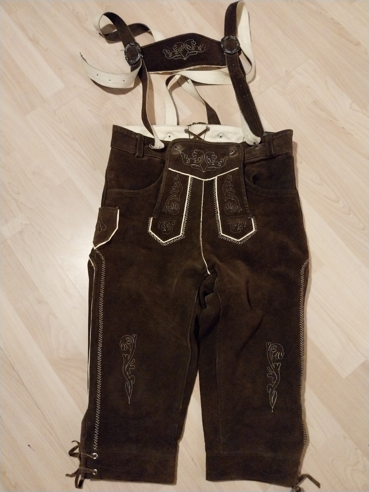 mooi echt lederen lederhose, Ophalen of Verzenden, Zo goed als nieuw, Maat 46 (S) of kleiner, Overige thema's
