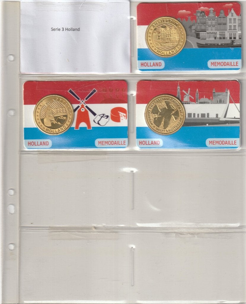 Coincards Collectors coin Holland serie 3, Postzegels en Munten, Penningen en Medailles, Ophalen of Verzenden, Overige materialen