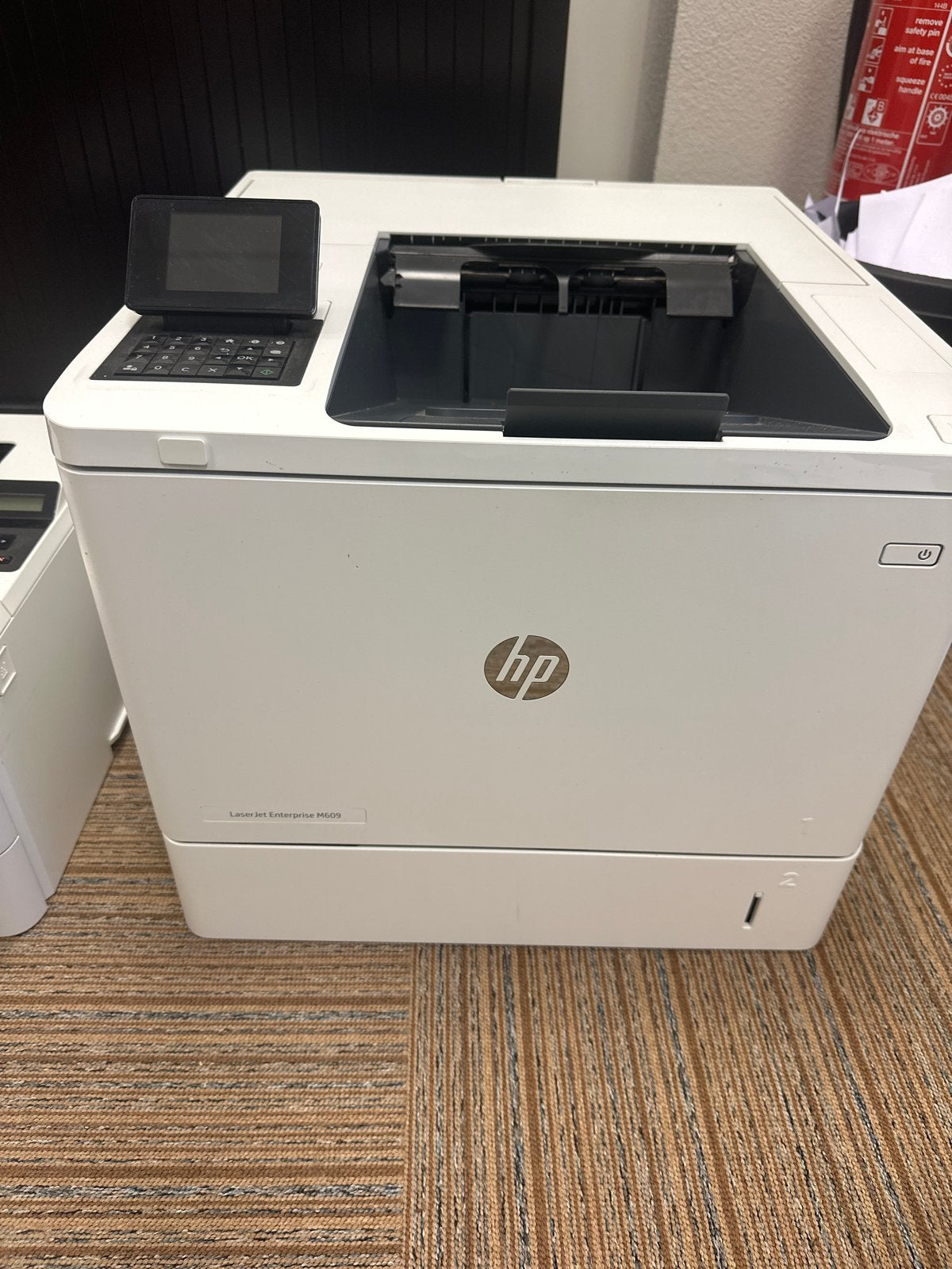 HP LaserJet Enterprise M609 Laserprinter, Ophalen, Zwart-en-wit printen, Printer, Zo goed als nieuw