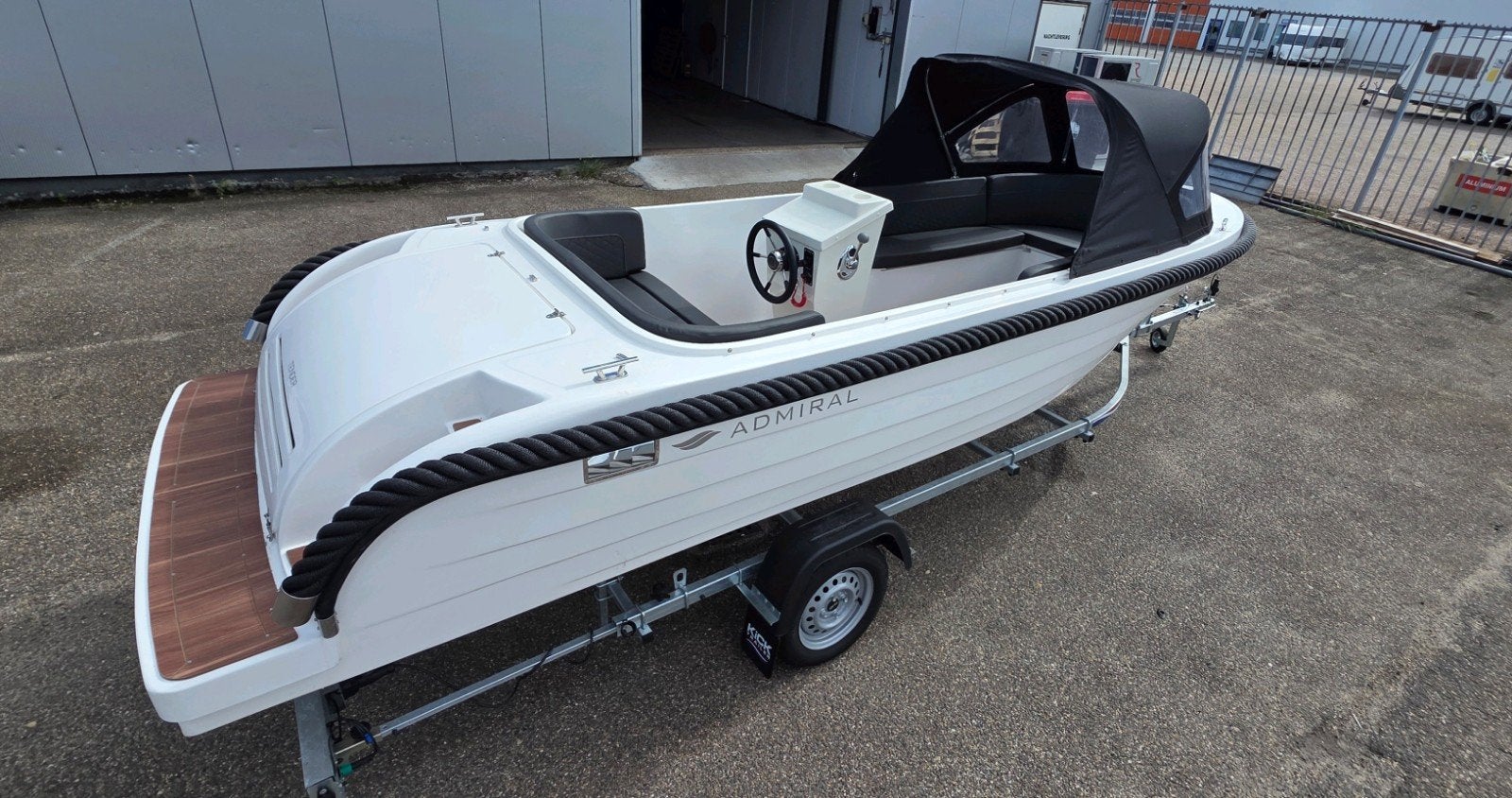Admiral 555 Tender Sloep Nieuw Tohatsu,trailer buiskap 2026, 10 pk, Ophalen of Verzenden, Buiskap, Tender