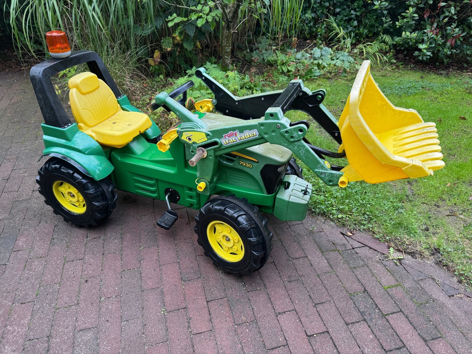 John Deere Rally Traplader 7930 met voorlader, Ophalen, Gebruikt, Trapvoertuig