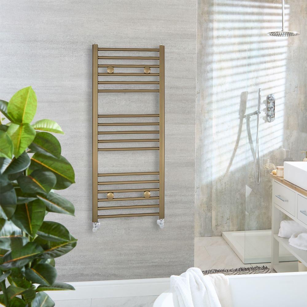 Handdoekradiator (nieuw in doos) Hudson Reed (bronskleur), Ophalen, Radiator, Nieuw, Minder dan 60 cm